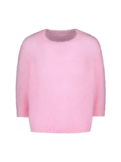 Sinnuu naisten neulepusero Bloom Mohairneule SS, pinkki