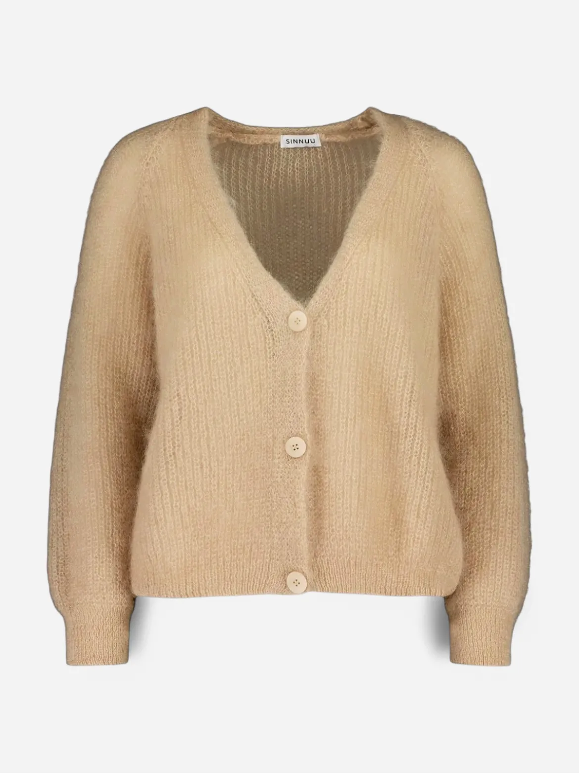 Sinnuu naisten neuletakki, SINNUU CANDY MOHAIR NEULETAKKI Vaalea Beige