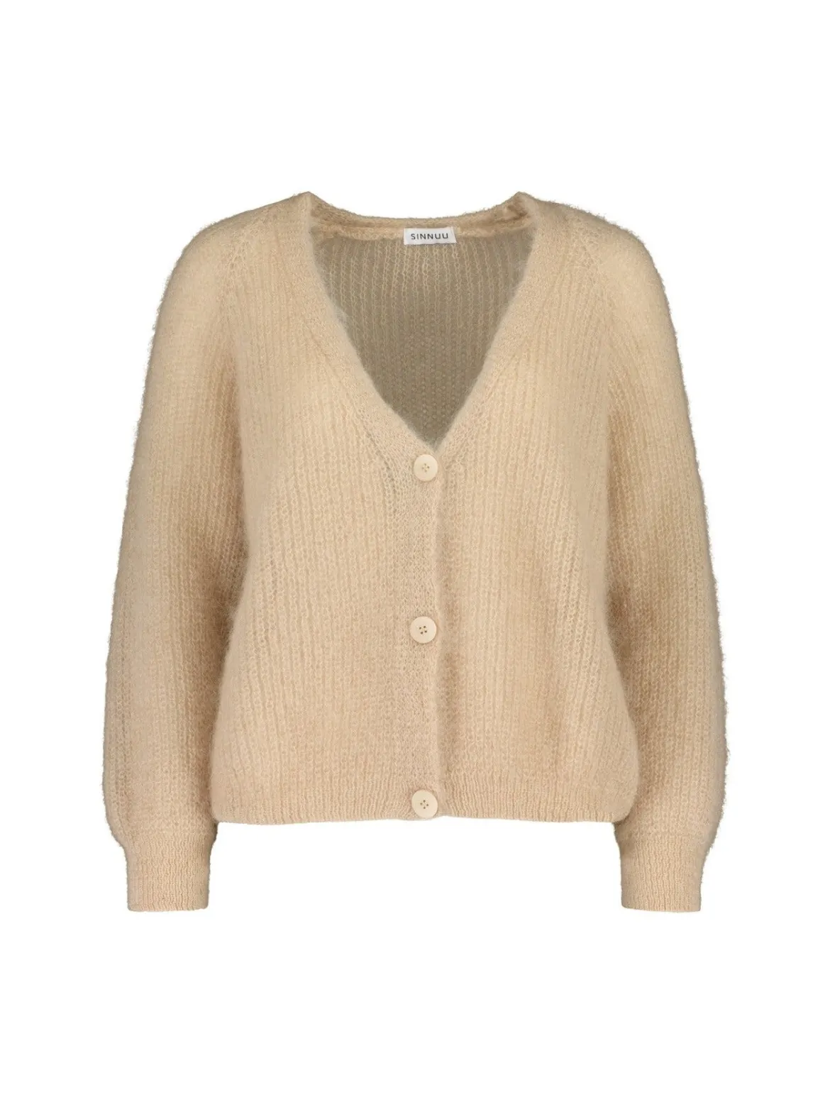 Sinnuu naisten neuletakki, SINNUU CANDY MOHAIR NEULETAKKI Vaalea Beige