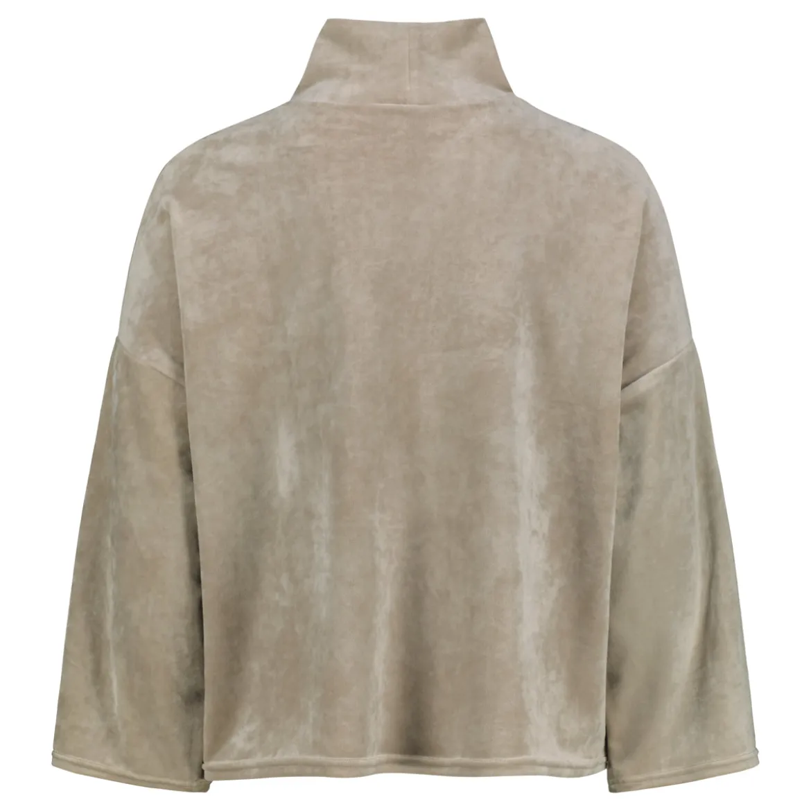 Sinnuu naisten paita Caya Velvet Sweater, vaalea beige