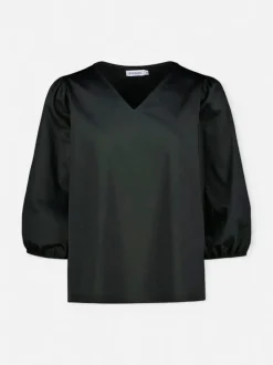 Sinnuu naisten pusero Nora Pusero V-neck, musta