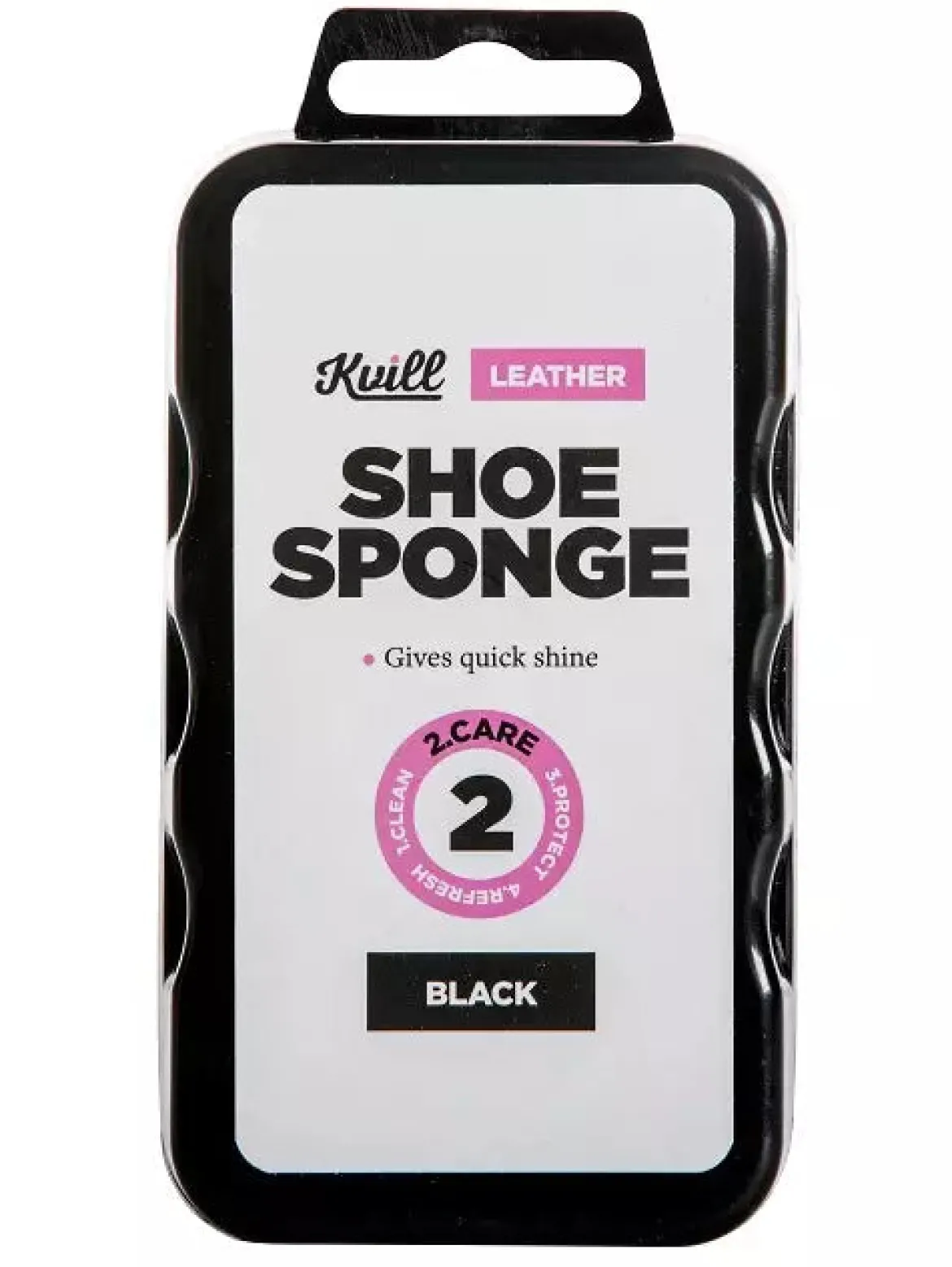 Springyard kiillotussieni Shoe Sponge, musta