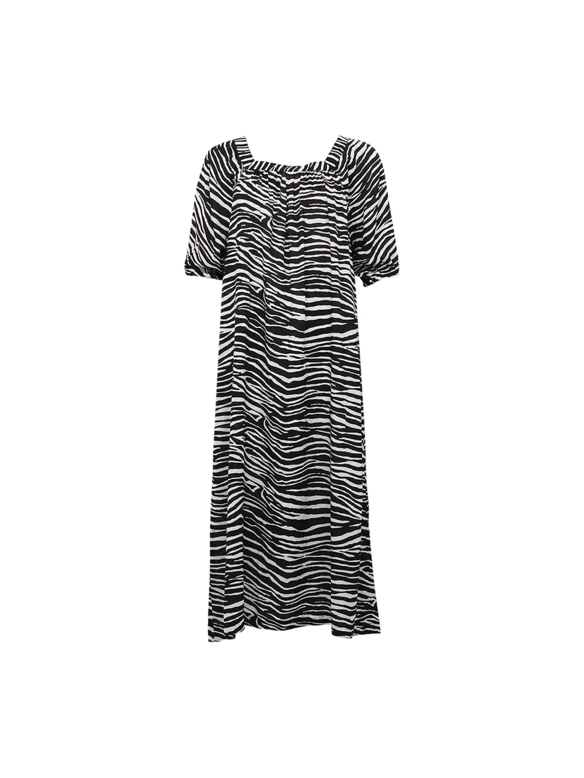 S.T.I mekko Cia Dress, musta kuosi