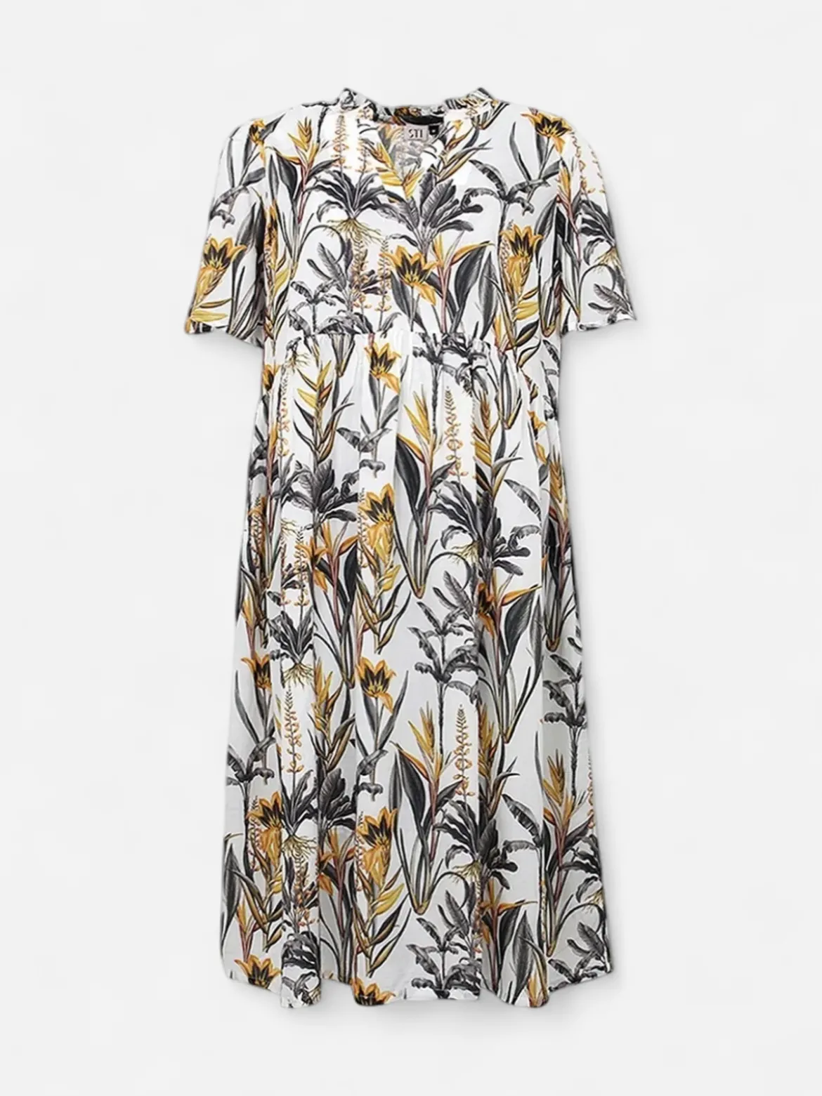 S.T.I mekko Iida Dress, monivärinen kuosi