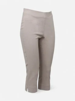 S.T.I naisten caprit, ELLENA SHORT CAPRI 50CM Vaalea Beige