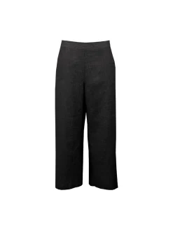 S.T.I naisten housut Elysia Linen Pant, musta