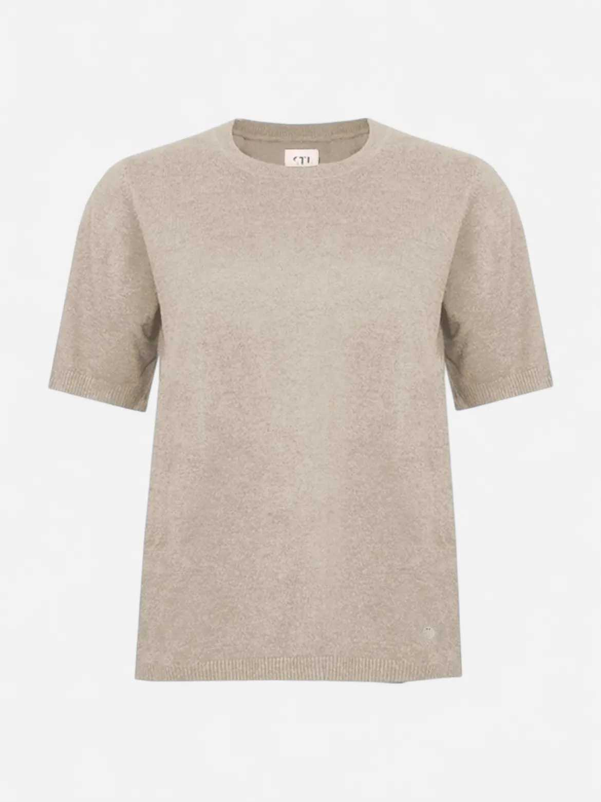 S.T.I Naisten Neulepaita, Bella Knit Vaalea Beige