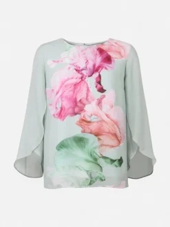 S.T.I naisten pusero Karly Blouse, vihreä kuosi