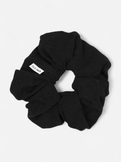 SUI AVA hiusdonitsi Zig-Zag Scrunchie, musta