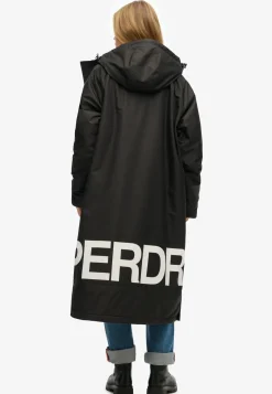 Superdry naisten takki Windbreaker Changing Robe, musta