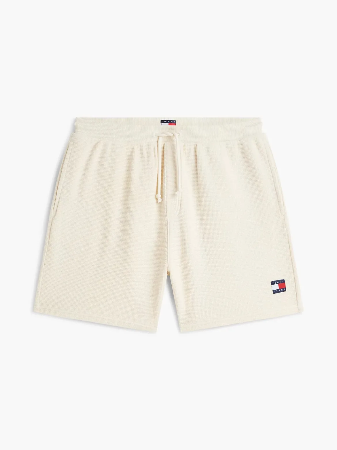 Tommy Jeans miesten collegeshortsit Waffled Beach Short, kerma