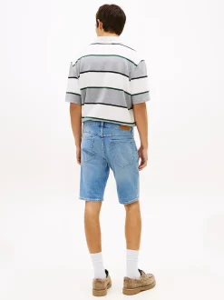 Tommy Jeans miesten farkkushortsit Ronnie Short BJ8131, sininen indigo