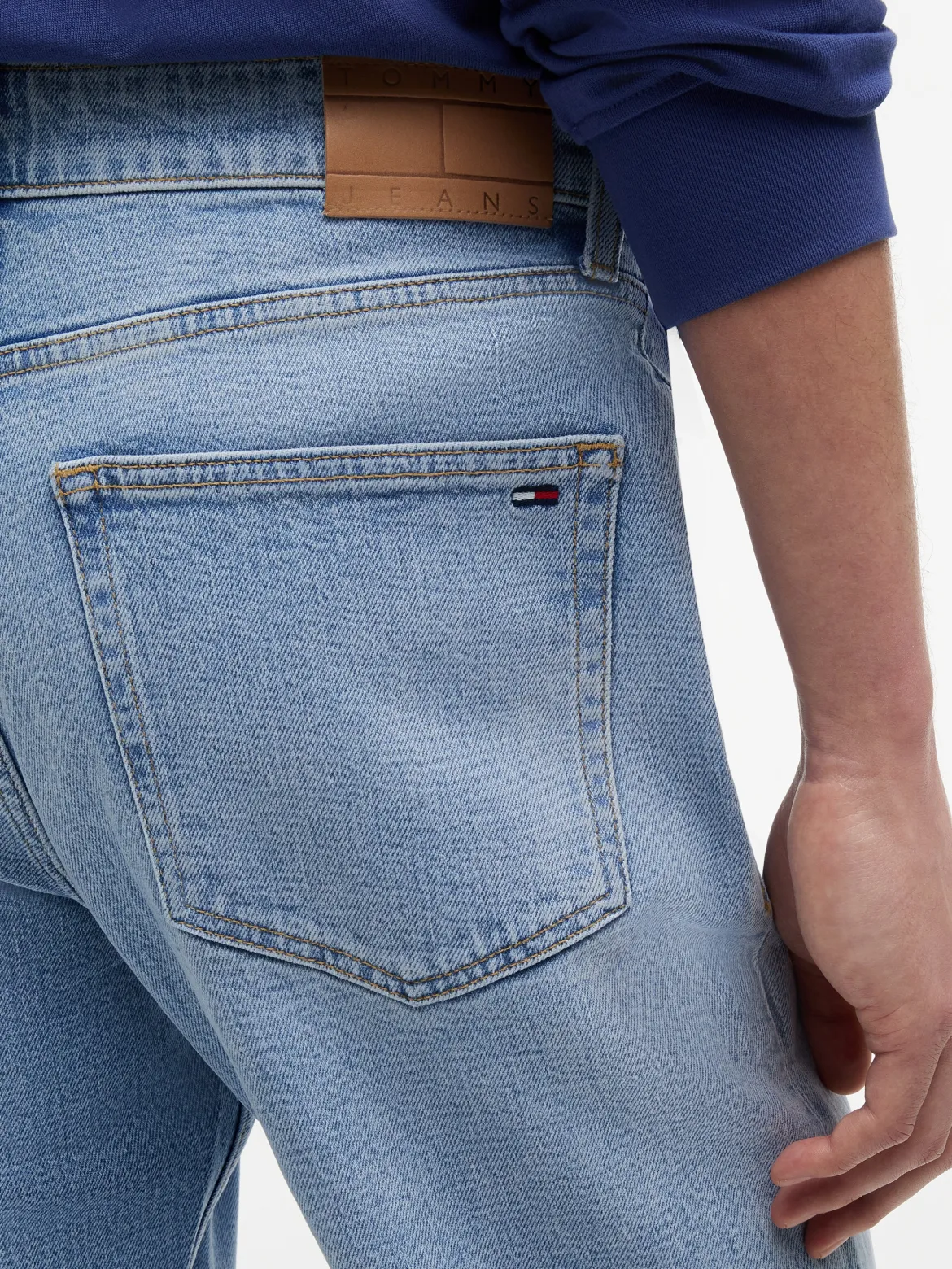 Tommy Jeans miesten farkut Ryan Slim STR BI0112 Co, sininen indigo
