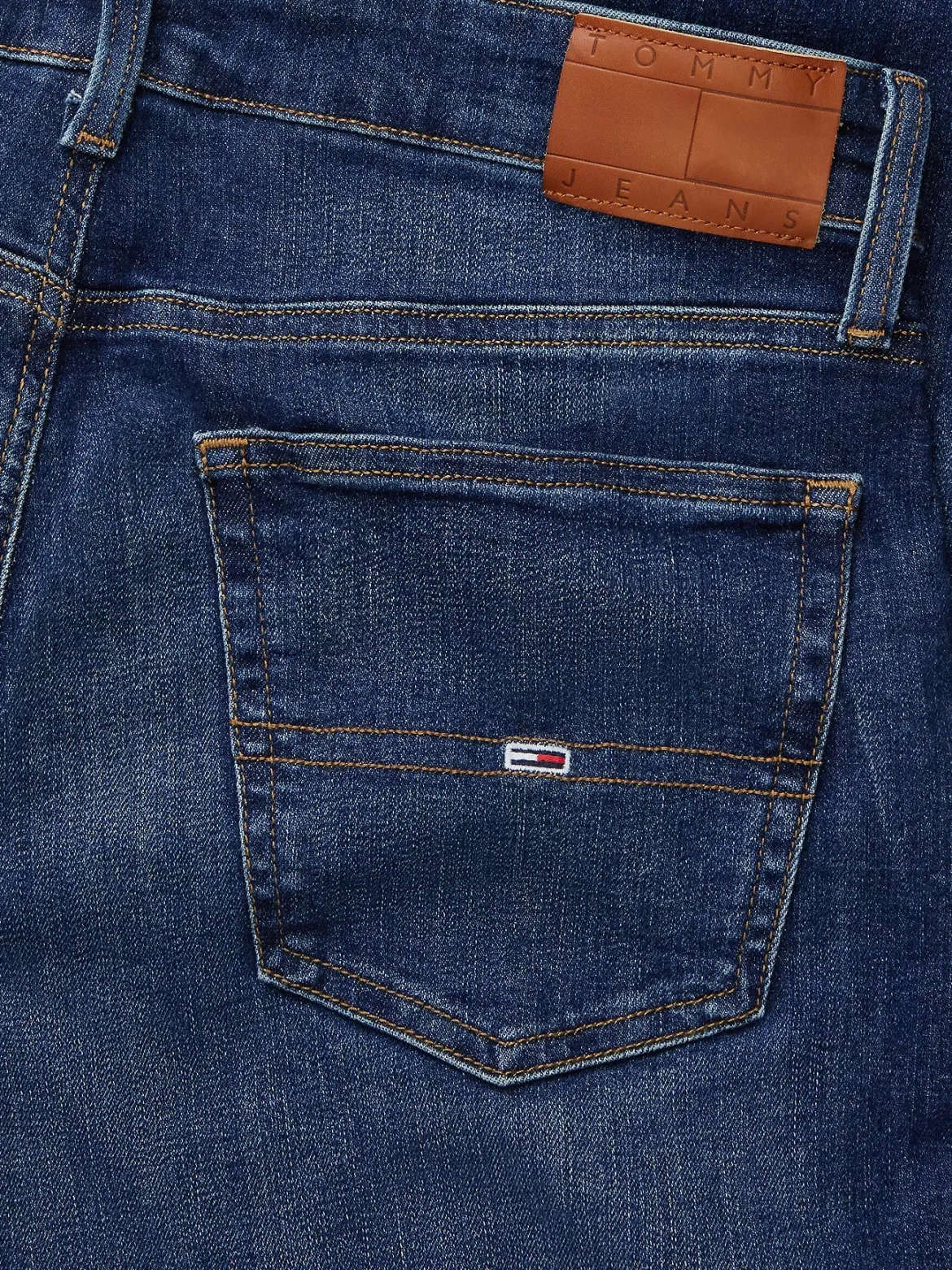Tommy Jeans miesten farkut Ryan Slim Straight, sininen indigo