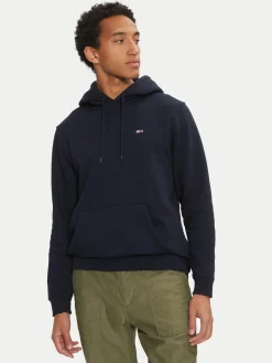 Tommy Jeans Miesten Huppari, TJM REG S FLAG HOODIE Tummansininen