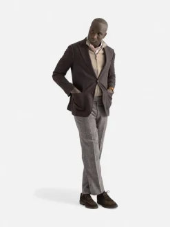 Turo miesten bleiseri Bergamo Half Lined Blazer, ruskea
