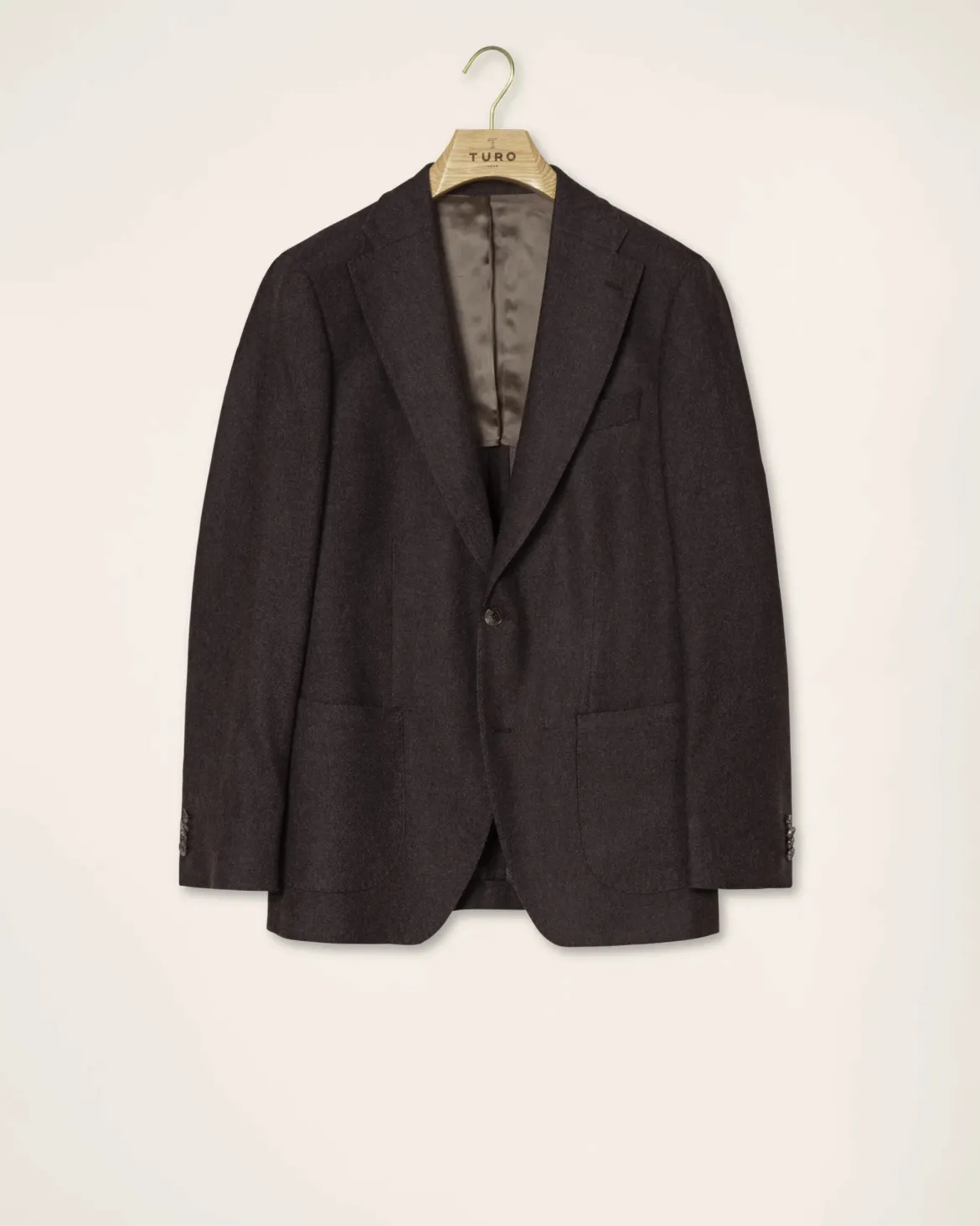 Turo miesten bleiseri Bergamo Half Lined Blazer, ruskea