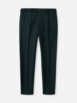 Turo puvunhousut Helsinki Slim Fit Suit Trousers Vitale, tummanvihreä