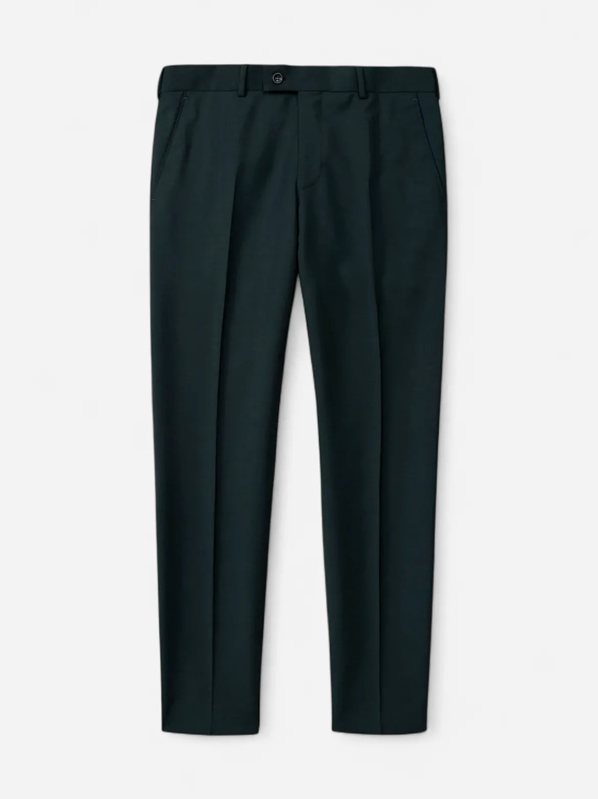 Turo puvunhousut Helsinki Slim Fit Suit Trousers Vitale, tummanvihreä