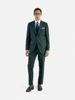 Turo puvuntakki Jaden Slim Fit Suit Jacket Vitale, tummanvihreä