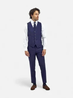 Turo Tailor miesten pukuliivi, LEEDS Sininen