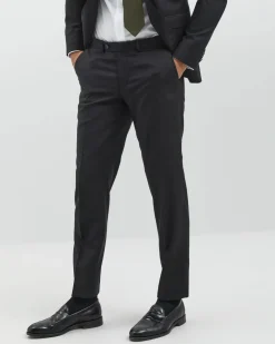 Turo Tailor Suorat Housut, Marzotto Musta