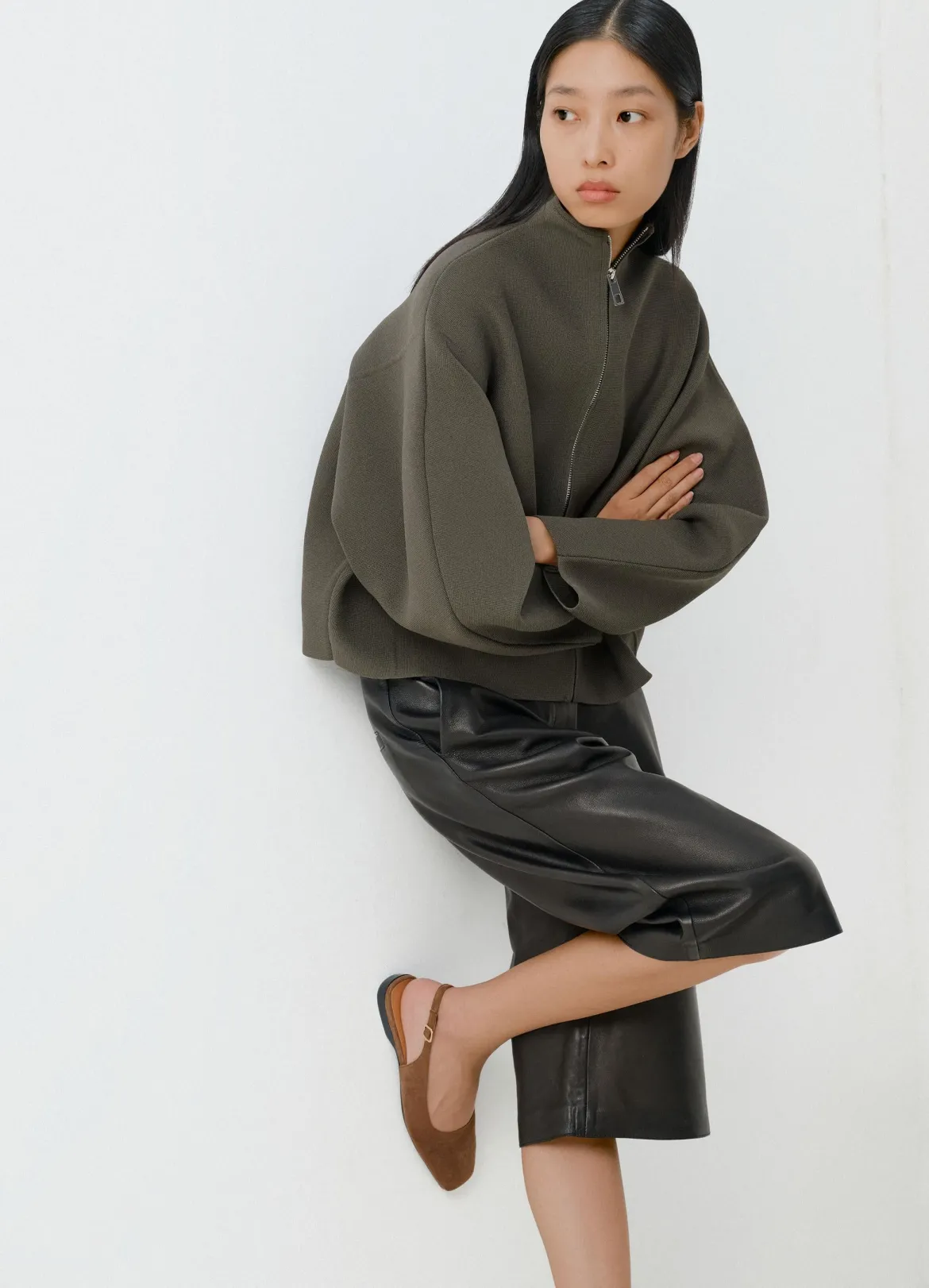 Vagabond naisten ballerinat Delia Suede, konjakinruskea