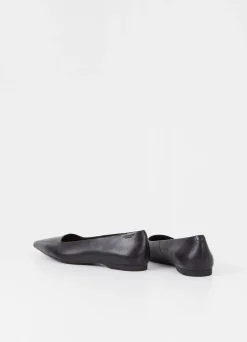 Vagabond naisten ballerinat Hermine Leather, musta