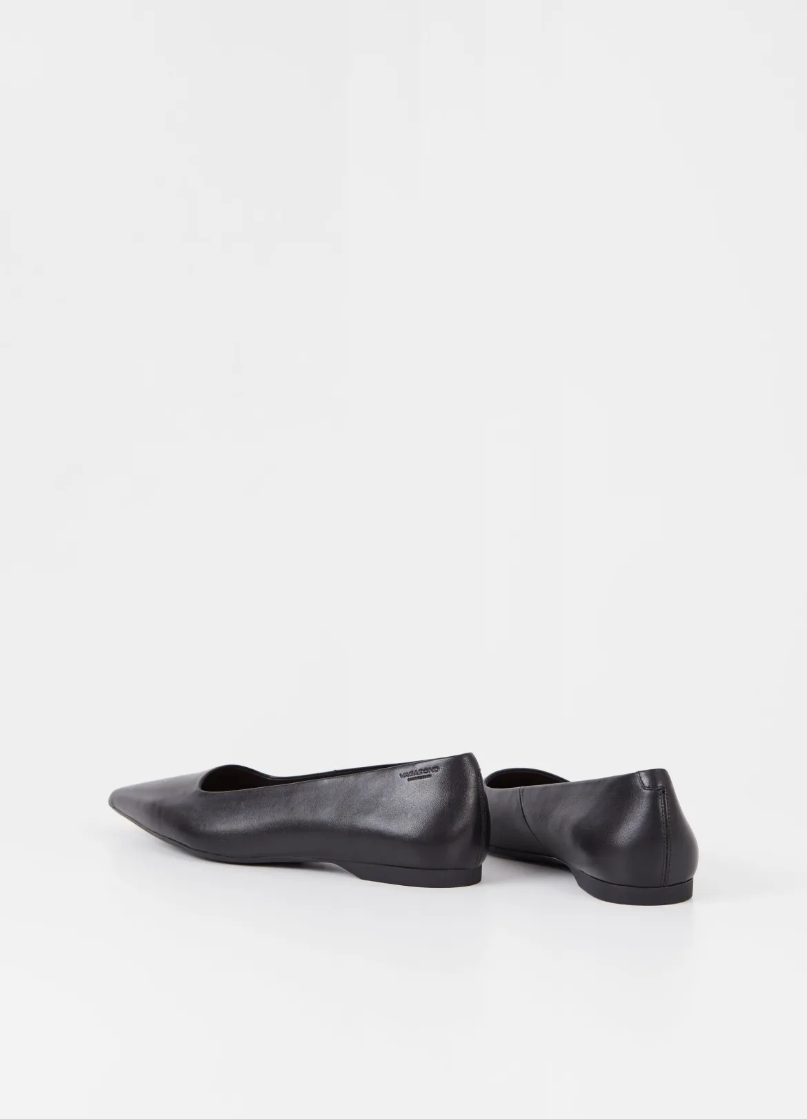 Vagabond naisten ballerinat Hermine Leather, musta