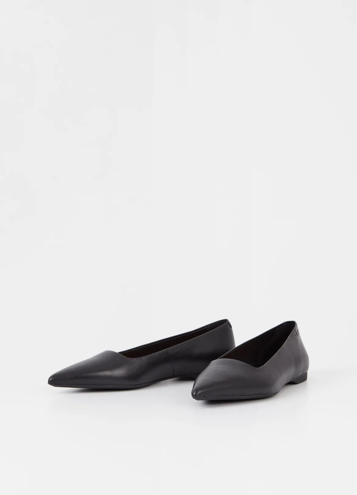 Vagabond naisten ballerinat Hermine Leather, musta