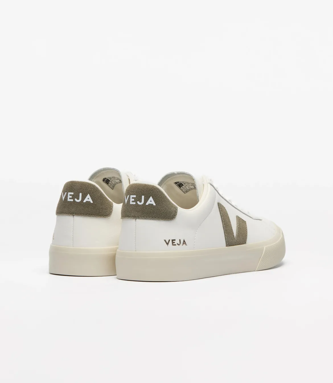 Veja miesten tennarit Campo Sneaker Extra White khaki, valkoinen