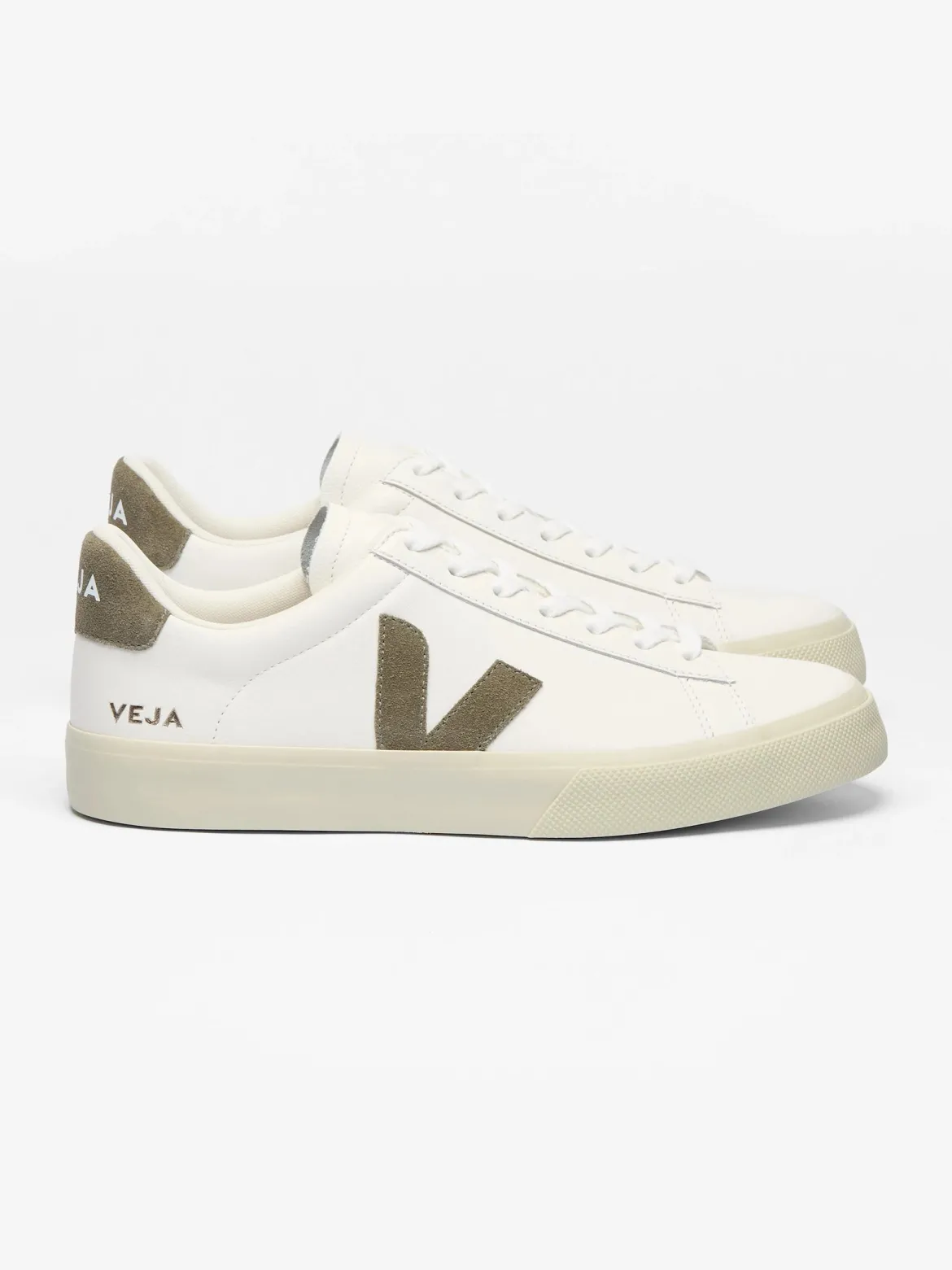 Veja miesten tennarit Campo Sneaker Extra White khaki, valkoinen