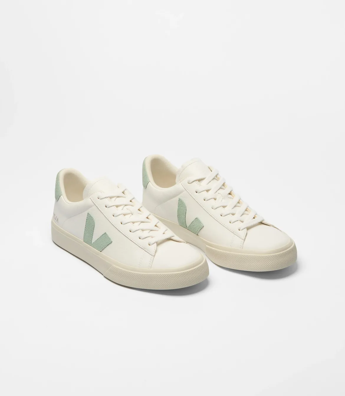 Veja naisten tennarit Campo Leather White Matcha, valkoinen