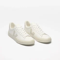 Veja naisten tennarit Campo Sneaker Extra White Natural Suede, valkoinen