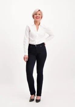Very Nice Naisten Farkut, Emily 8411 Straight Fit Indigo