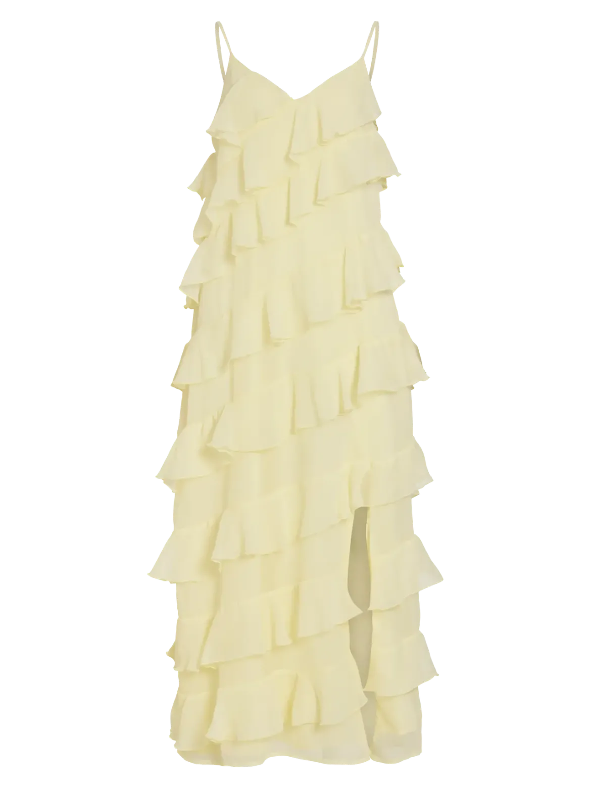 Vila mekko Viluna Strap Ankle Dress, pastellinkeltainen