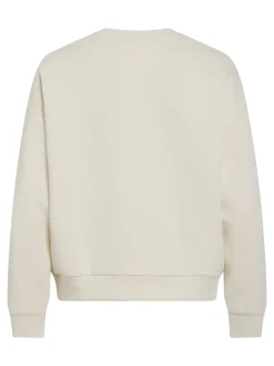 Vila naisten collegepaita VIREFLECT New EMB L/S Sweat Top Explore, Birch