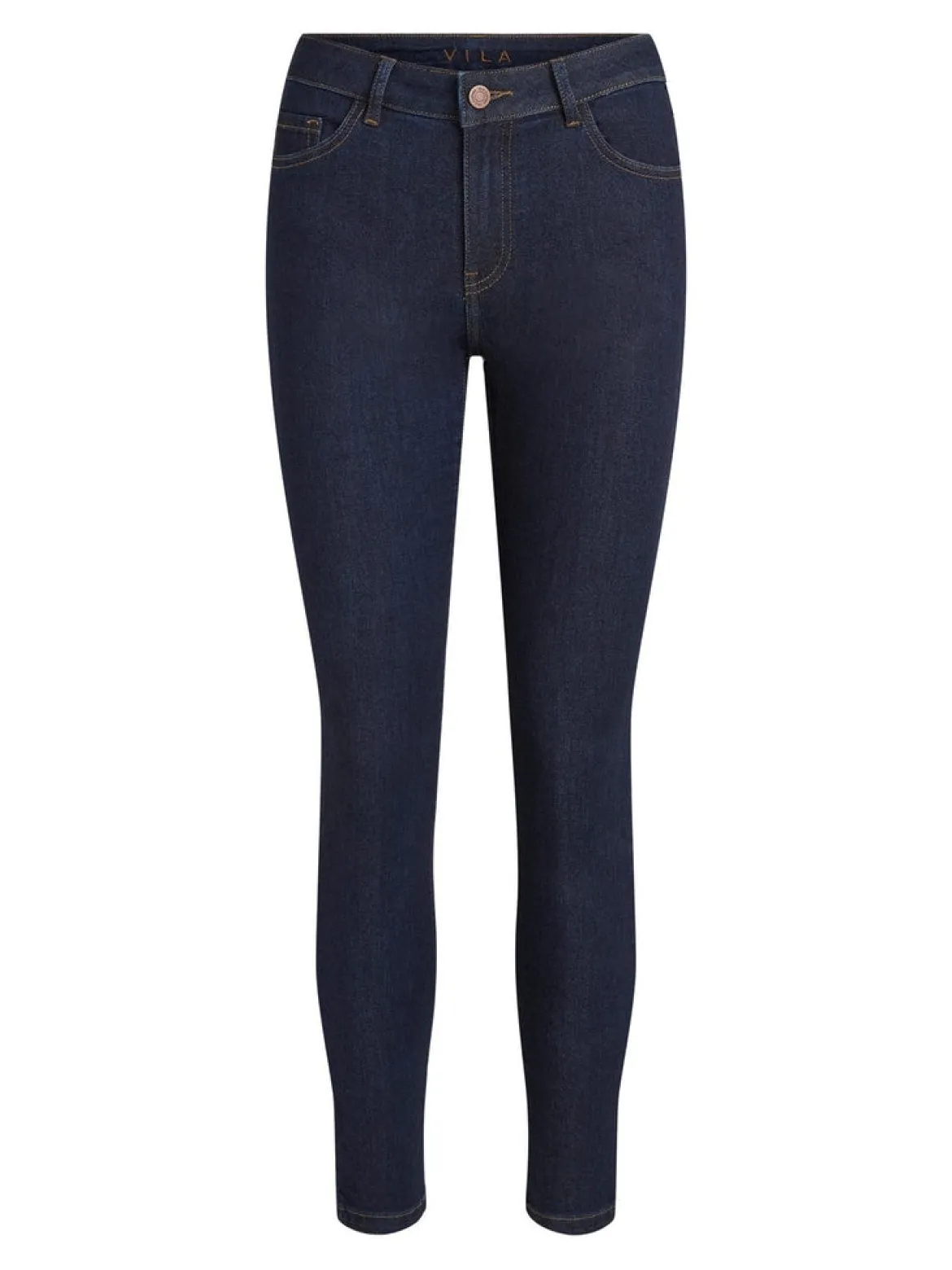 Vila Naisten Farkut, Skinnie Gy Rw Skinny Jeans Tummansininen