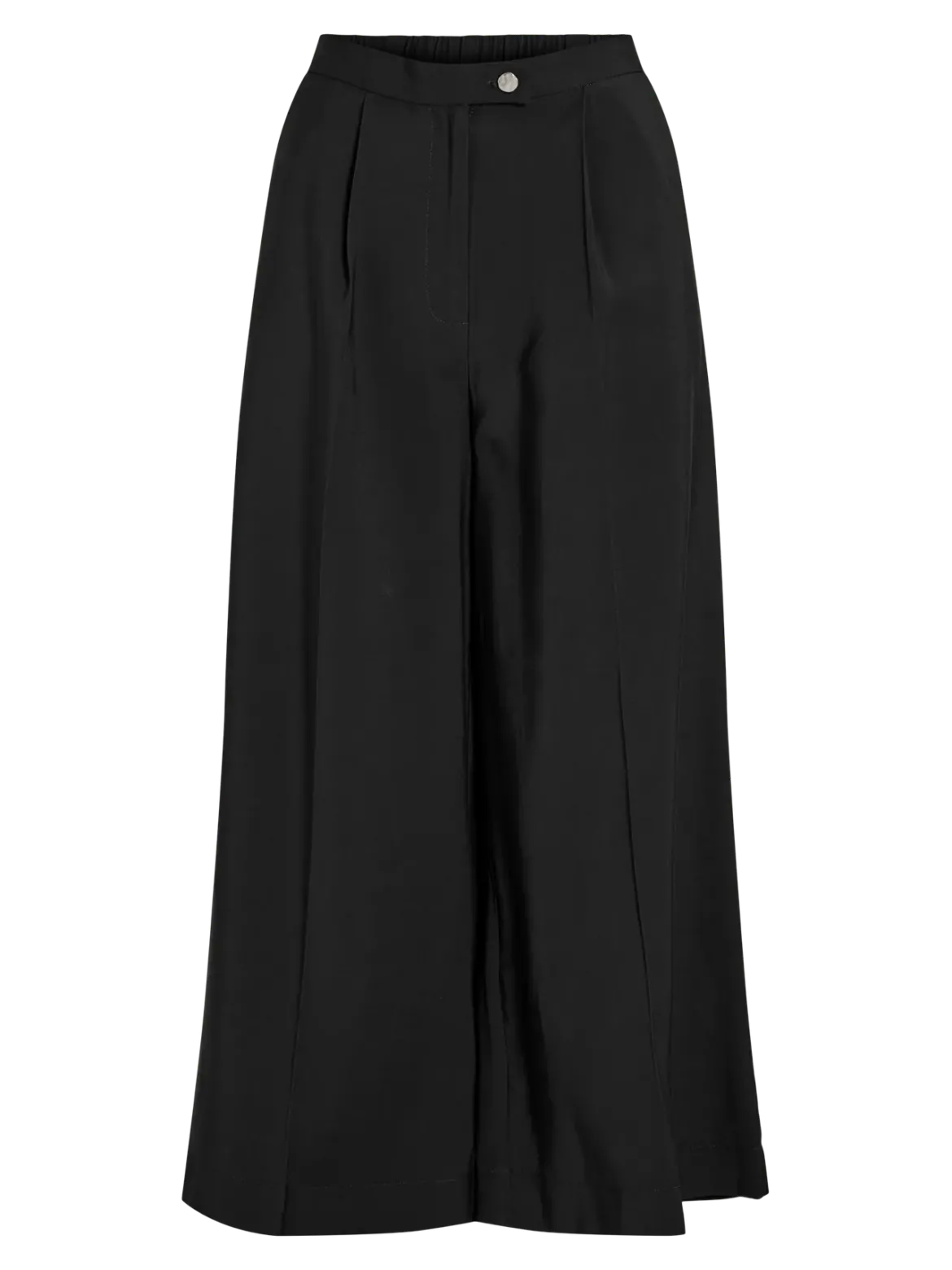 Vila naisten housut, VIMARLEE HW WIDE CULOTTE PANTS Black Beauty