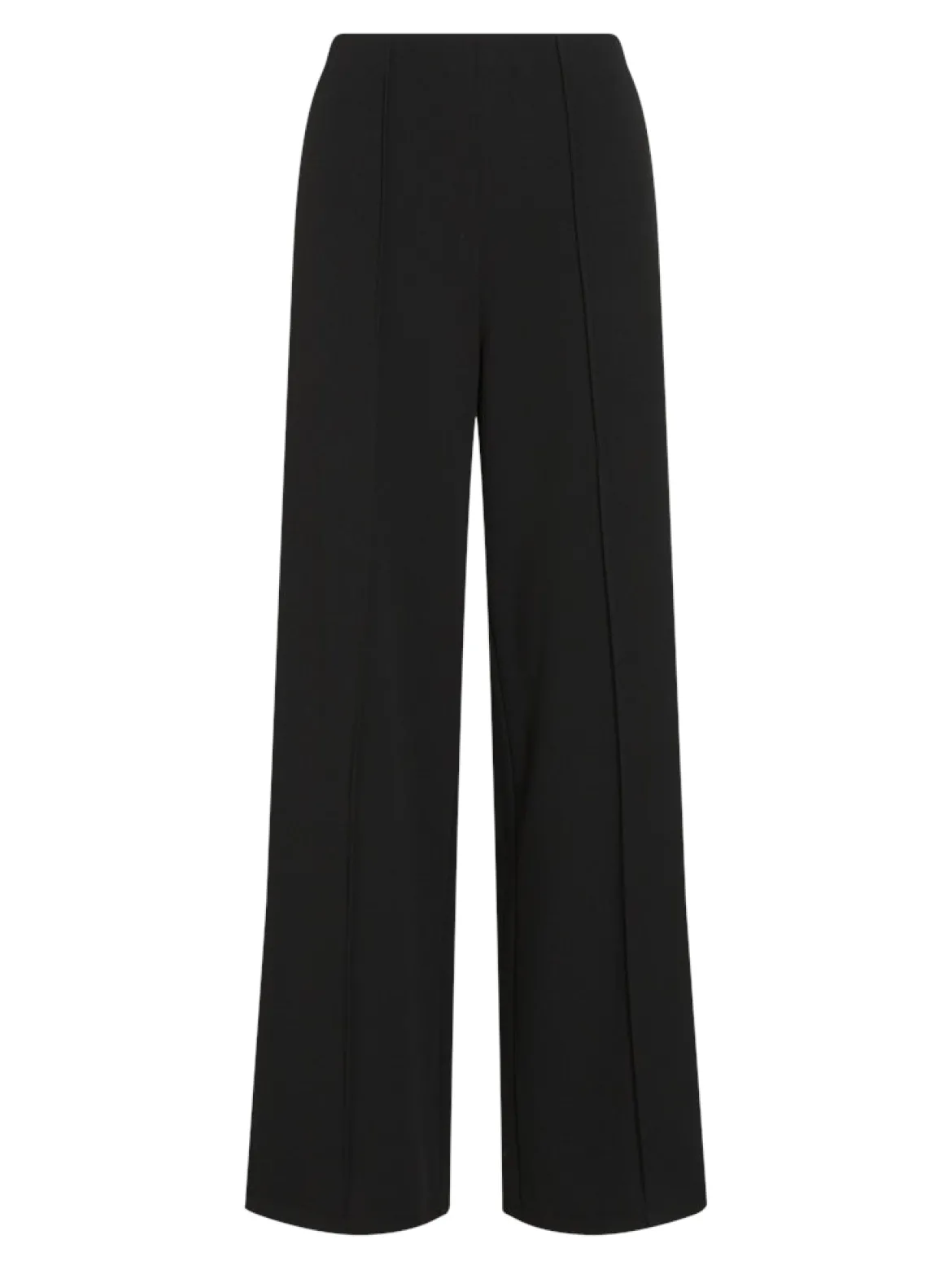 Vila naisten housut VIWINNIE CLUA HW WIDE PANTS, musta