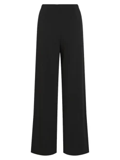Vila naisten housut VIWINNIE CLUA HW WIDE PANTS, musta