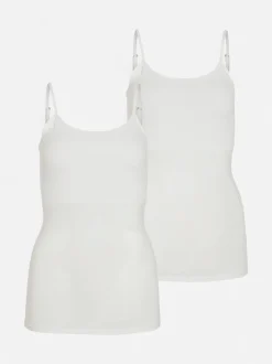 Vila Naisten Narutoppi VISURFACE STRAP TOP NEW Valkoinen