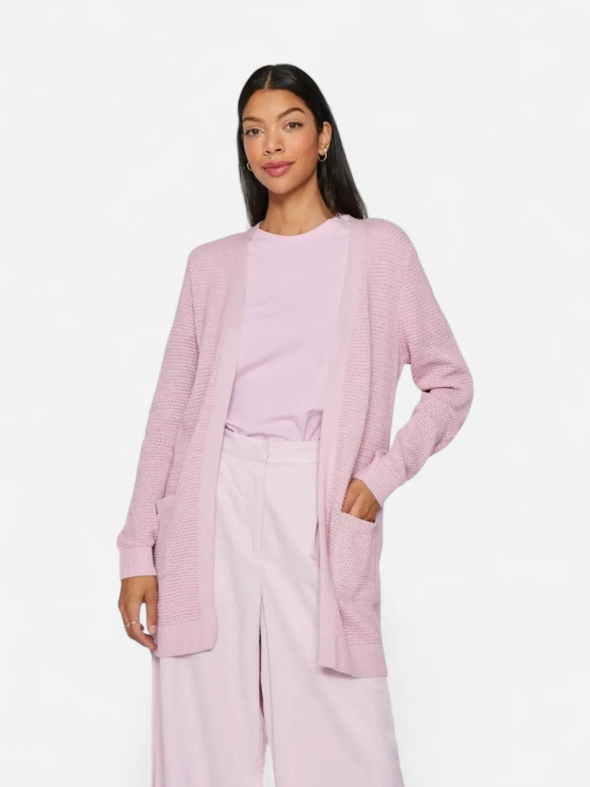 Vila naisten neuletakki, VIDALO L/S KNIT CARDIGAN- Winsome Orchid