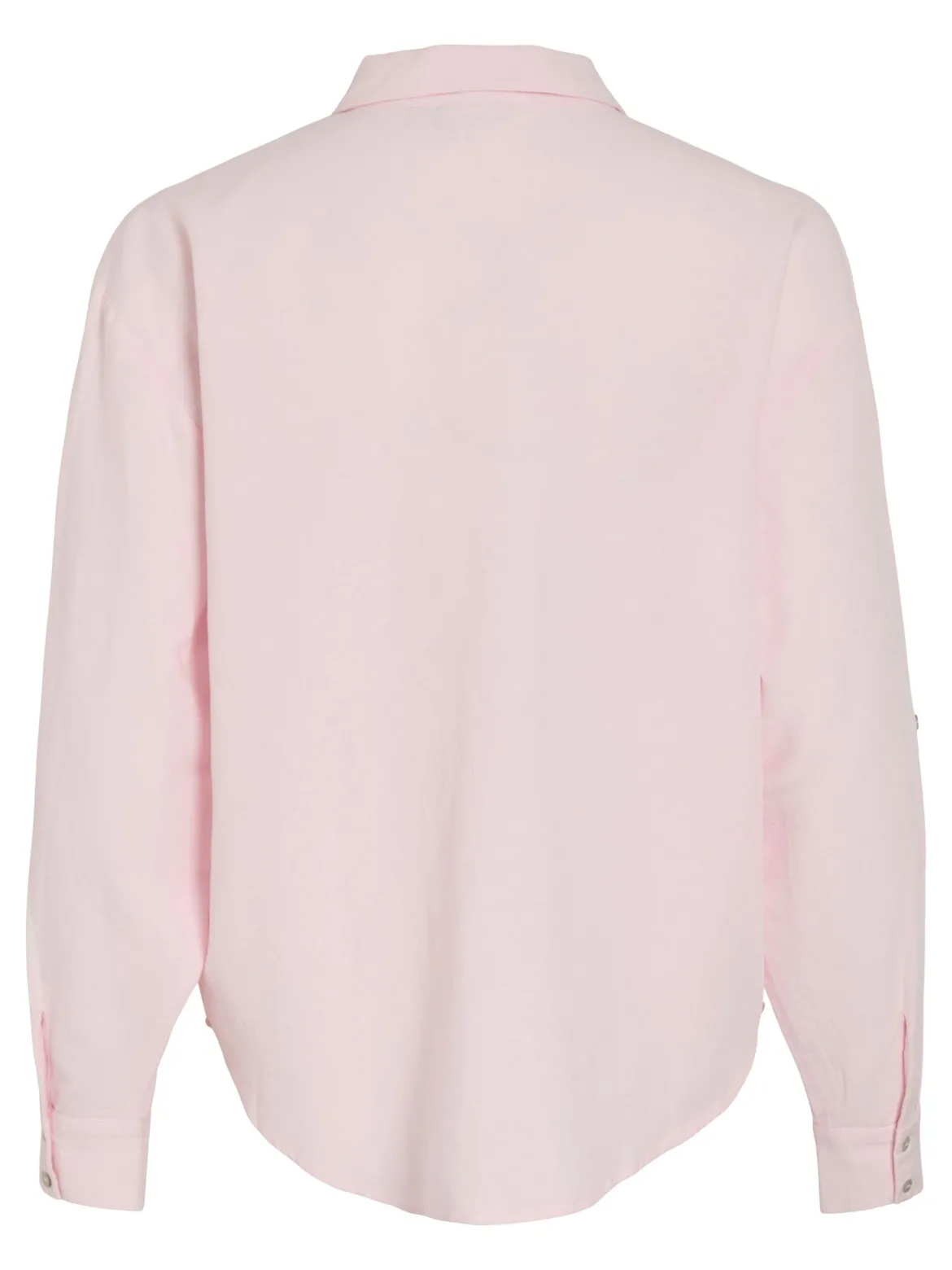 Vila naisten paitapusero VIPRISILLA L/S Loose Shirt, vaaleanpunainen