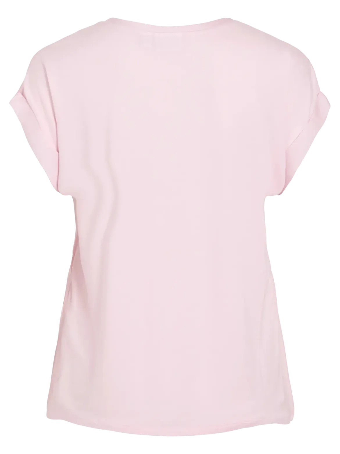 Vila naisten paita Viellette S/S Satin Top, Cherry Blossom