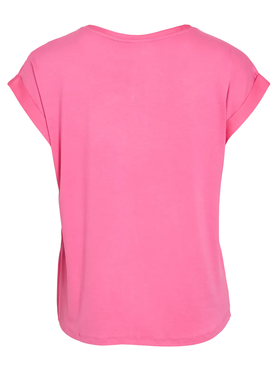 Vila naisten paita VIEllette S/S Satin Top - Noos, Sangria Sunset