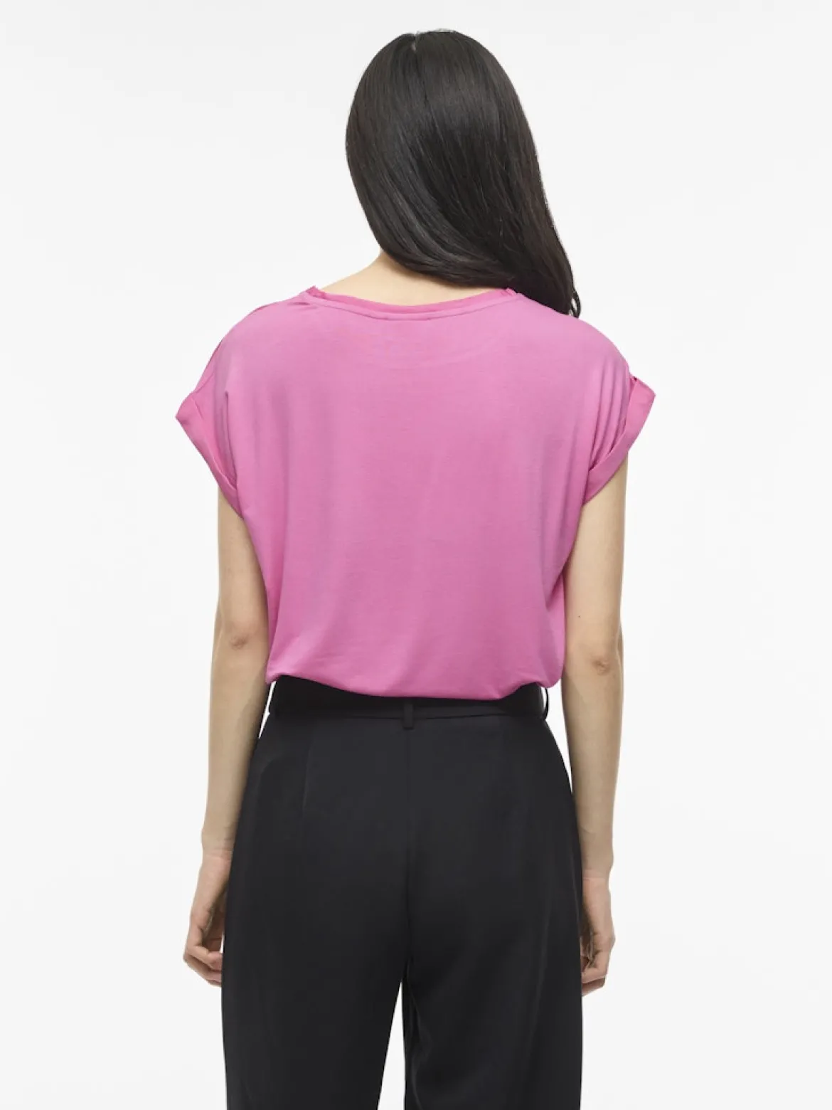 Vila naisten paita Viellette S/S Satin Top, Fiji Flower