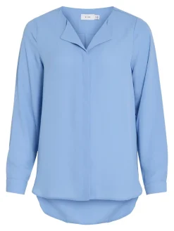 Vila naisten paita Vilucy LS Shirt, sininen