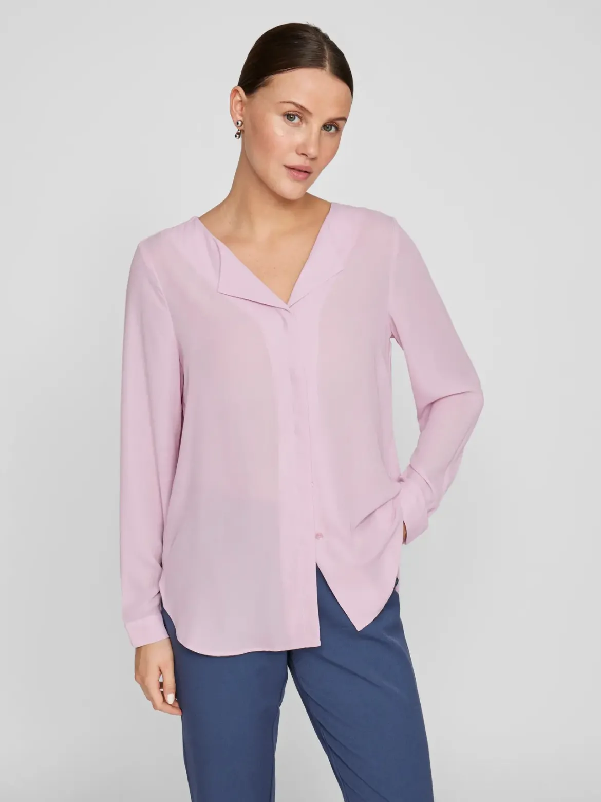 Vila naisten paita Vilucy LS Shirt, Winsome Orchid