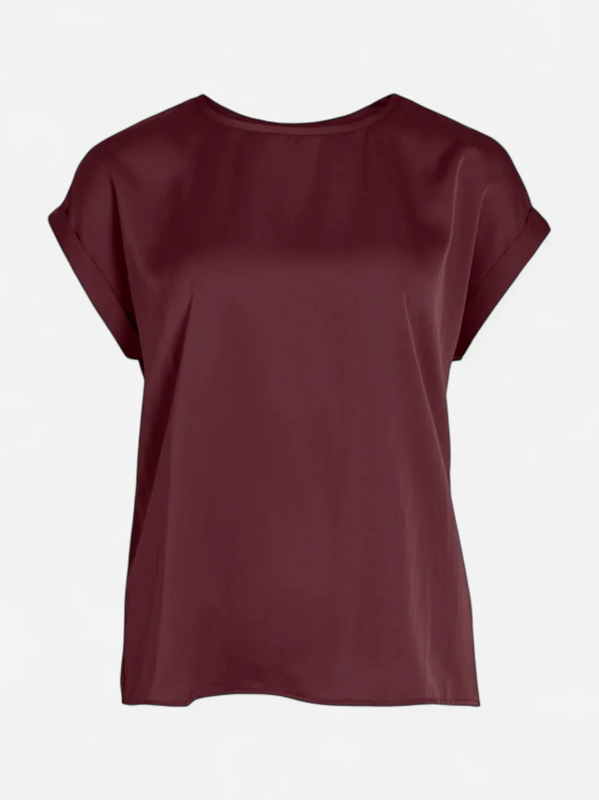 Vila naisten pusero Viellette SS Satin Top, Port Royale